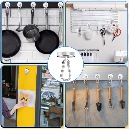 Magnetic Hooks Heavy Duty 150Lbs (4 Count)