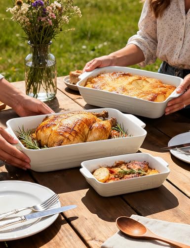 Ceramic Baking Dish Set (3 Count)