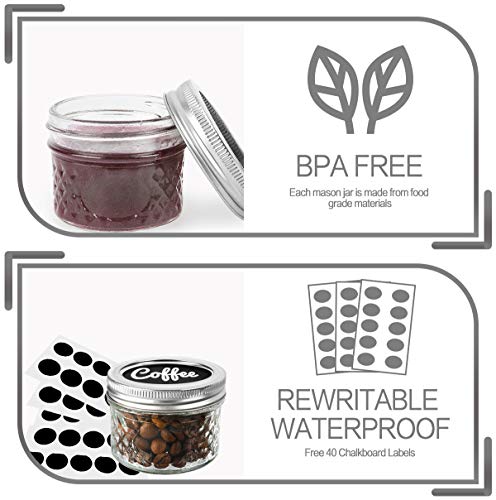 40 PACK Mason Jars (40 Count)