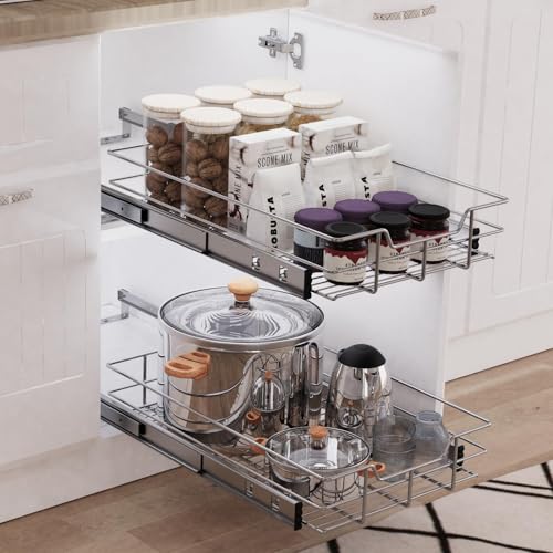 Pull Out Cabinet Organizer 18" W X 17" D