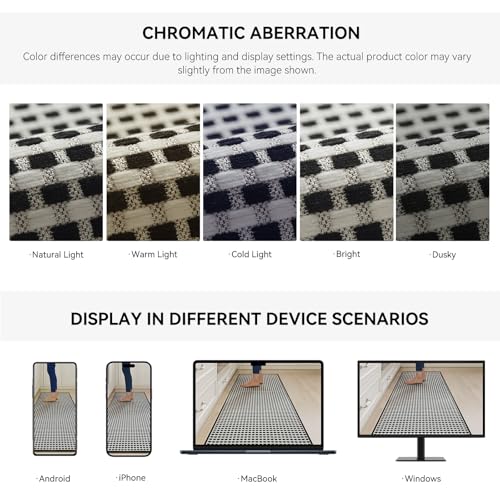 Long Kitchen Runner Rugs Kitchen Mat Non Slip Washable Black 24"x71" (11 Sq Ft)