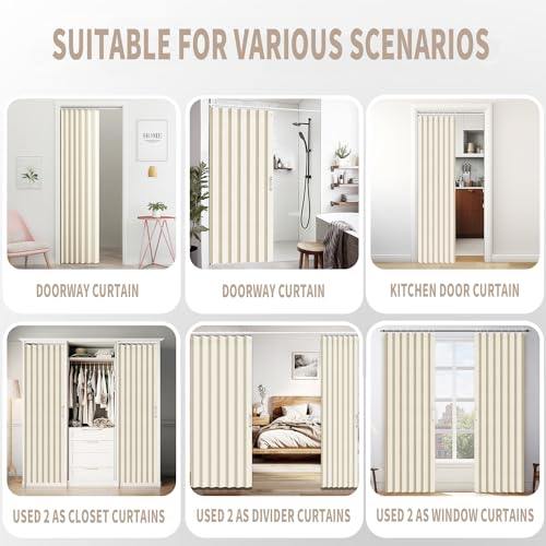 Closet Curtains for Bedroom Closet Door