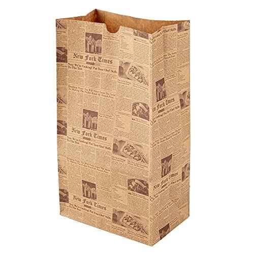 Kraft Paper Newsprint Bag (100 Count)