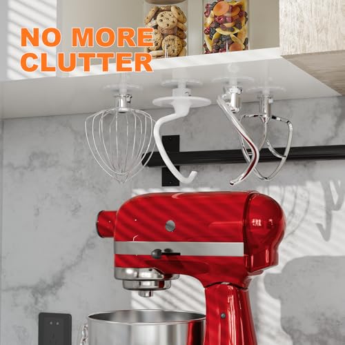4 Pack Stand Mixer Attachment Holders for Kitchenaid Mixer Accessories