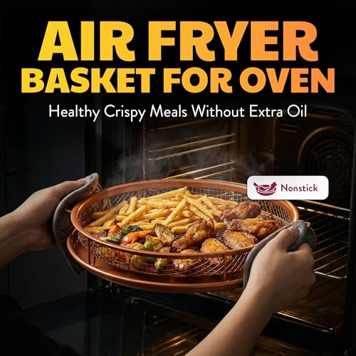Crisper Tray Air Fryer Basket for Oven (2 Count)