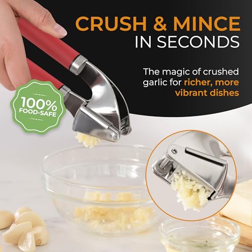 Garlic Press and Peeler Set