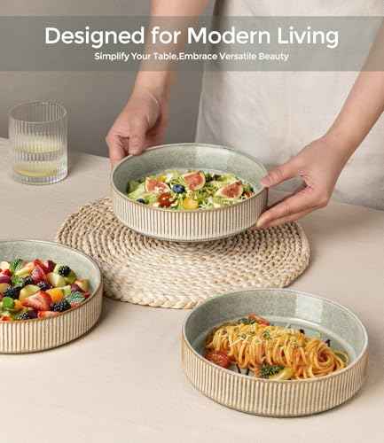 7.5 Inch Pasta Bowls Set of 6 (6 Count)