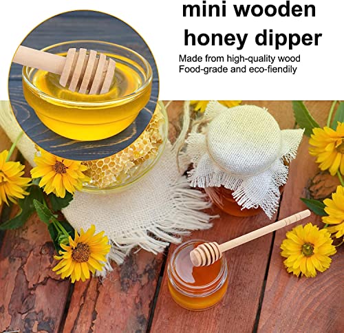 50Pcs 6 Inch Honey Dipper Sticks
