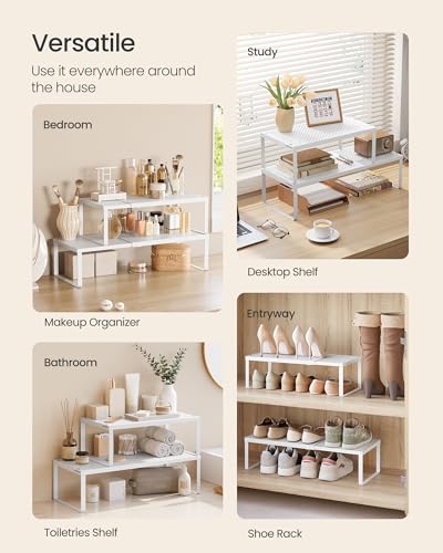 Spice Rack Expandable Kitchen Countertop Shelf (3 Count)