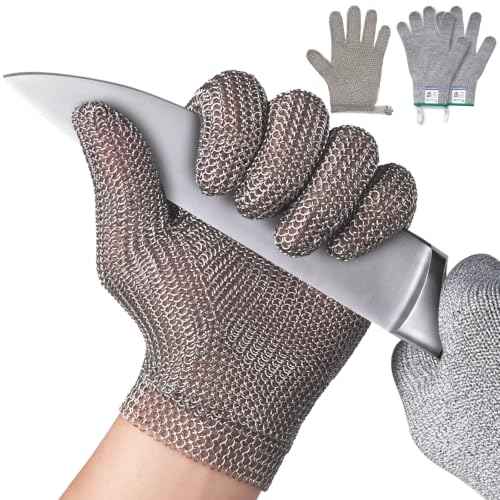 Steel. Fine. No Cuts. Food Grade Cut Resistant Glove