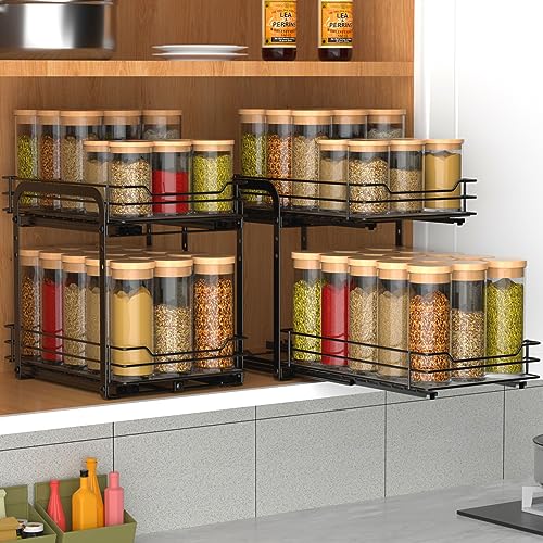 Spice Rack Pull Out Spice Racks Organizer for Cabinet