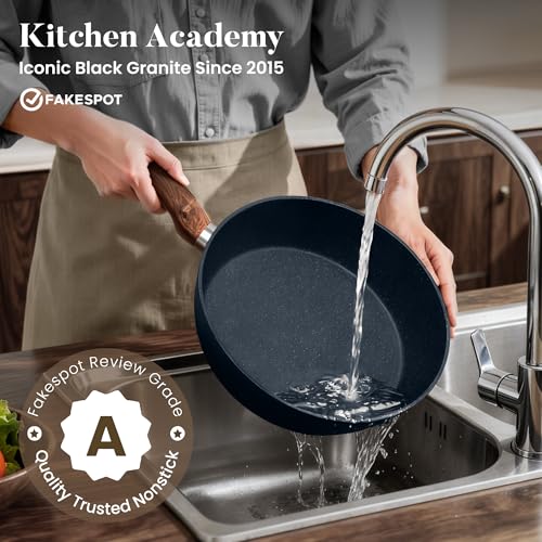 Blue Pots and Pans Set Non Stick