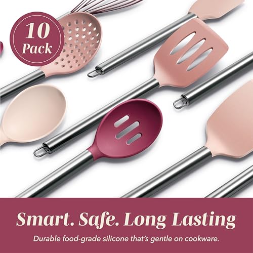 Silicone Cooking Utensils (10 Count)
