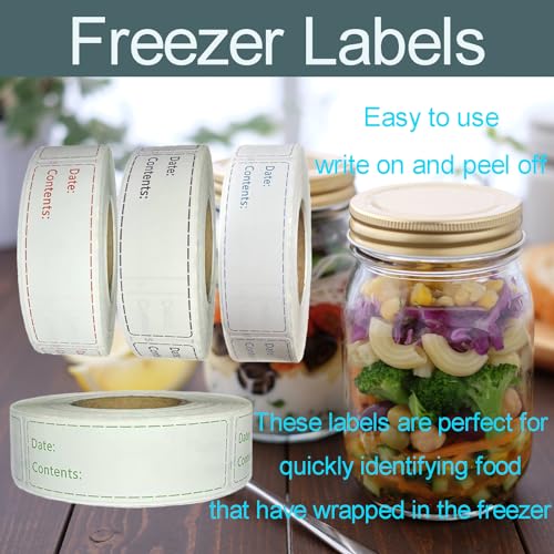 1000pcs Freezer Labels (1000 Count)