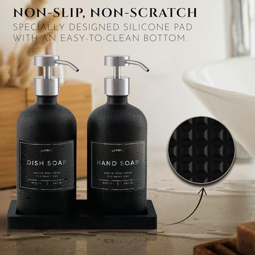 Glass Soap Dispenser Set of 2 (2 Count)