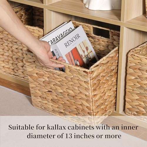 12x12x10in Water Hyacinth Storage Basket Large (3 Count)