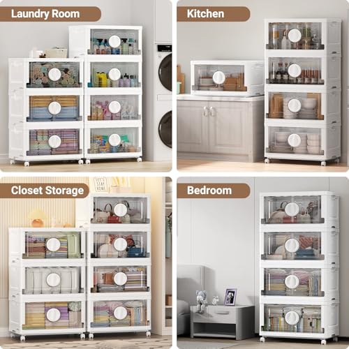 360Qt Lockable Stackable Storage Bins with Lids (3 Count)
