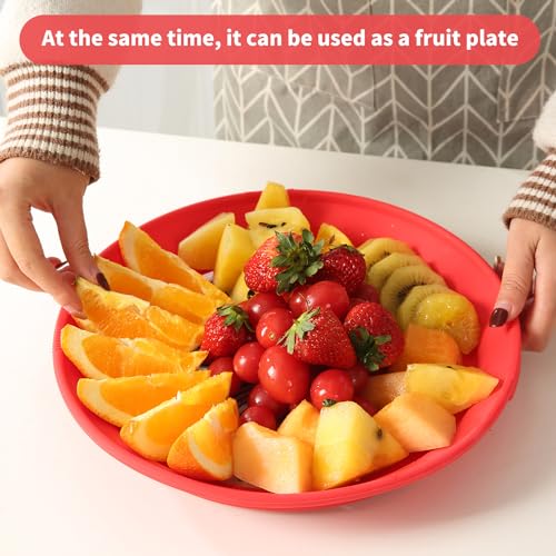 Microwave Splatter Silicone Cover Collapsible Steamer