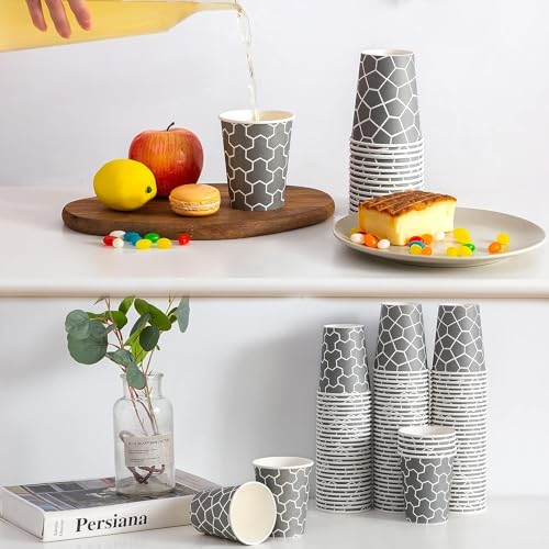 1000 Count 12 oz Paper Cups Insulated Disposable Hot Cups