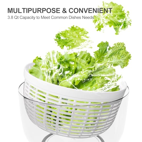 Salad Spinner Small Lettuce Spinner Kitchen Gadgets Vegetable Washer