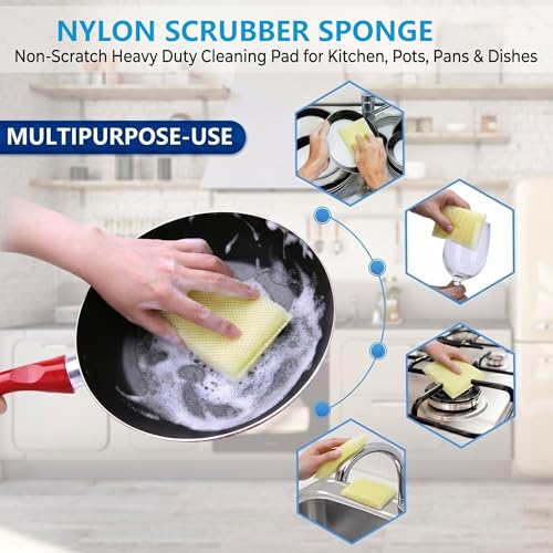 3-in-1 Kitchen Sink Drain Strainer and All-Purpose Sponges, Sink Stopper Pop-Up Drain Plug with Anti-Clogging Food Catcher Basket, Odor Blocker, Fits US Standard 3-1/2 Inch Sinks,Dish Sponges Safe