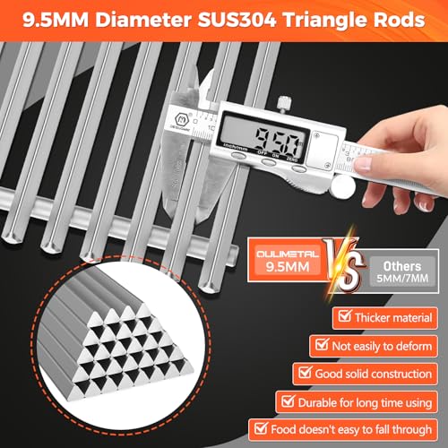 9.5MM 17.5" Grill Grates for Weber Spirit 200 & GS4 Spirit II E210 Grills