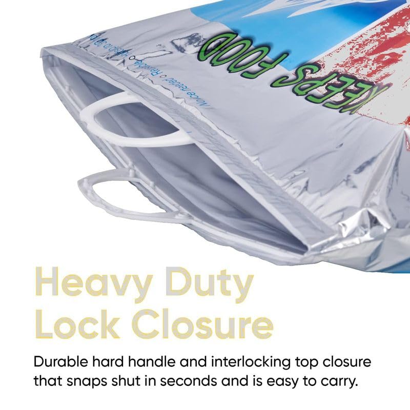 Hot and Cold Insulated Bags for Food Delivery (5 Count)