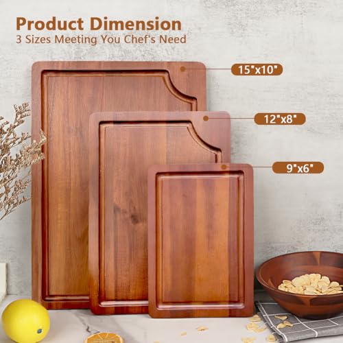 Wood Cutting Board (3 Count)