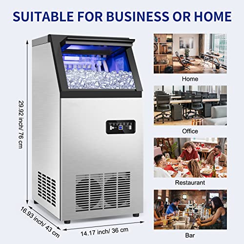 Commercial Ice Maker Machine 120Lbs