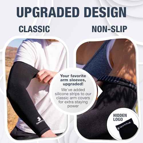 Non Slip Cooling Arm Sleeves for Men & Women