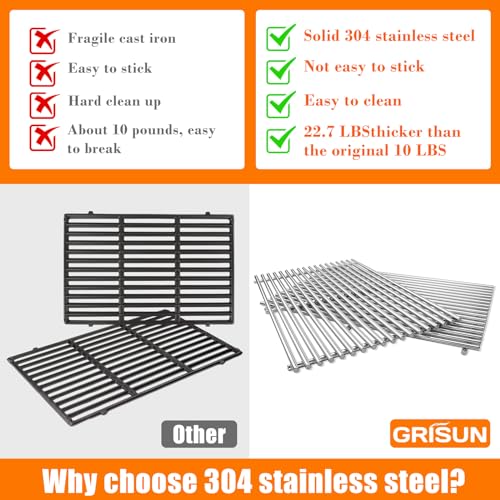 SUS304 Grill Grates for Weber Genesis 300 Series