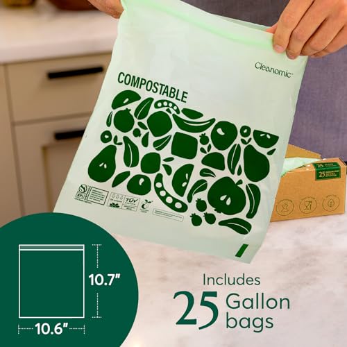 Compostable Zip Sandwich Bags (125 Count)