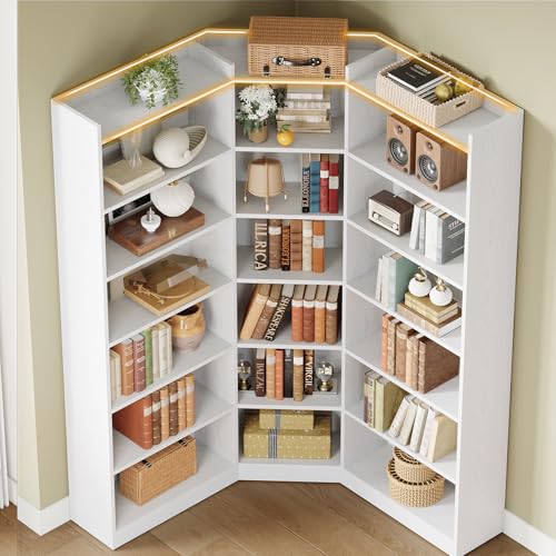 Corner Bookshelf (7 Count)