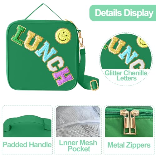 Insulated Lunch Bag With Adjustable Shoulder Strap