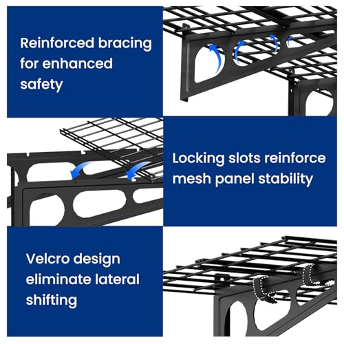 1 Pack 2x4ft Garage Shelving Wall