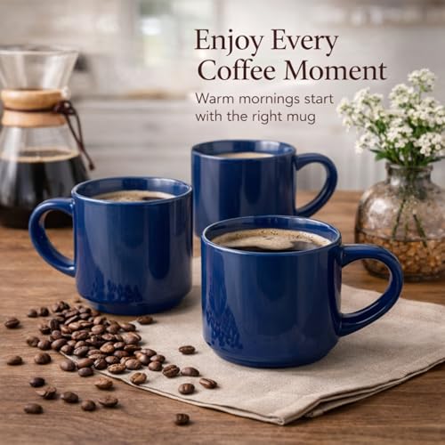 14 OZ Coffee Mugs Set of 6 (6 Count)