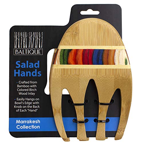 Baltique Marrakesh Collection Salad Hands Serving Utensils (2 Count)