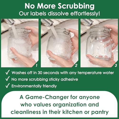 Water Soluble Canning Labels (200 Count)
