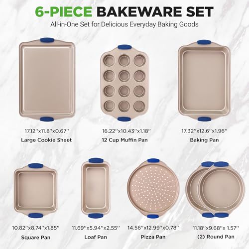 8 Piece Nonstick Bakeware Set