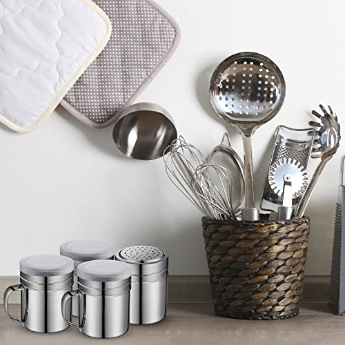 6 Pcs Stainless Steel Salt and Pepper Shakers