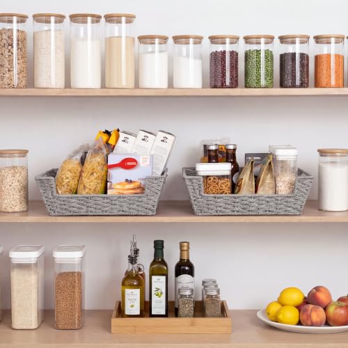 Pantry Baskets for Organizing (2 Count)