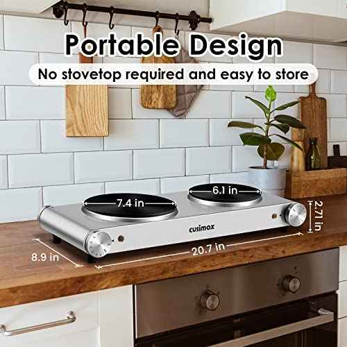 Hot Plate Electric Double Burner
