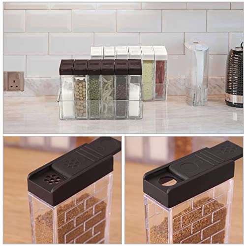 6Pcs Spice Shaker Jars (6 Count)
