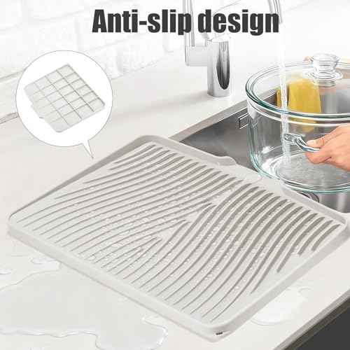 Silicone Dish Drying Mat for Kitchen Counter