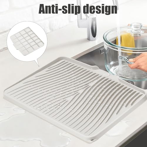 Silicone Dish Drying Mat for Kitchen Counter