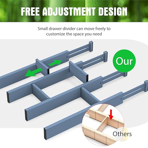 Expandable Bamboo Drawer Dividers