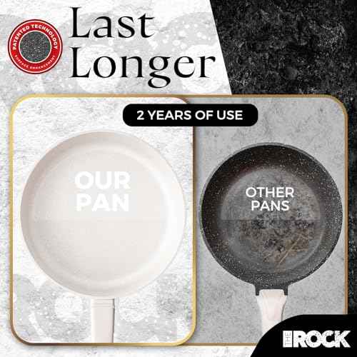 SOHO 12.5 Inch Nonstick Deep Frying Pan Skillet with Glass Lid