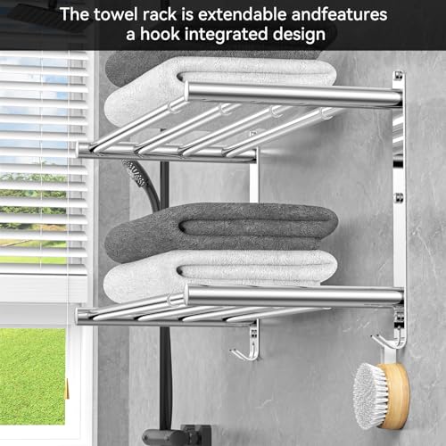 Adjustable Towel Bar for Bathroom Wall Mount17