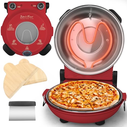 Baker’s Friend Electric Pizza Oven Indoor Countertop
