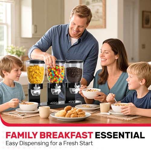 Triple Cereal Dispenser Countertop